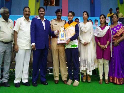 Best Judoka Ms. Sneha Chawhan, Uttarakhand,  of Sub Junior National  2017-18